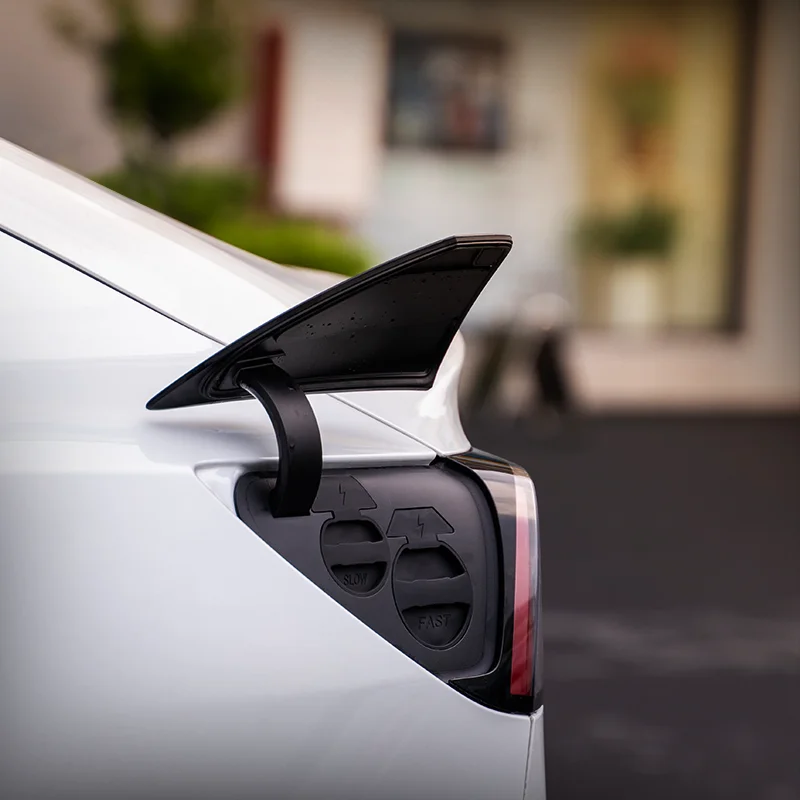 

For Tesla Model 3 Charging Port Waterproof Cover Dust Cover Protective Cover Decoration European Version and Asia Version
