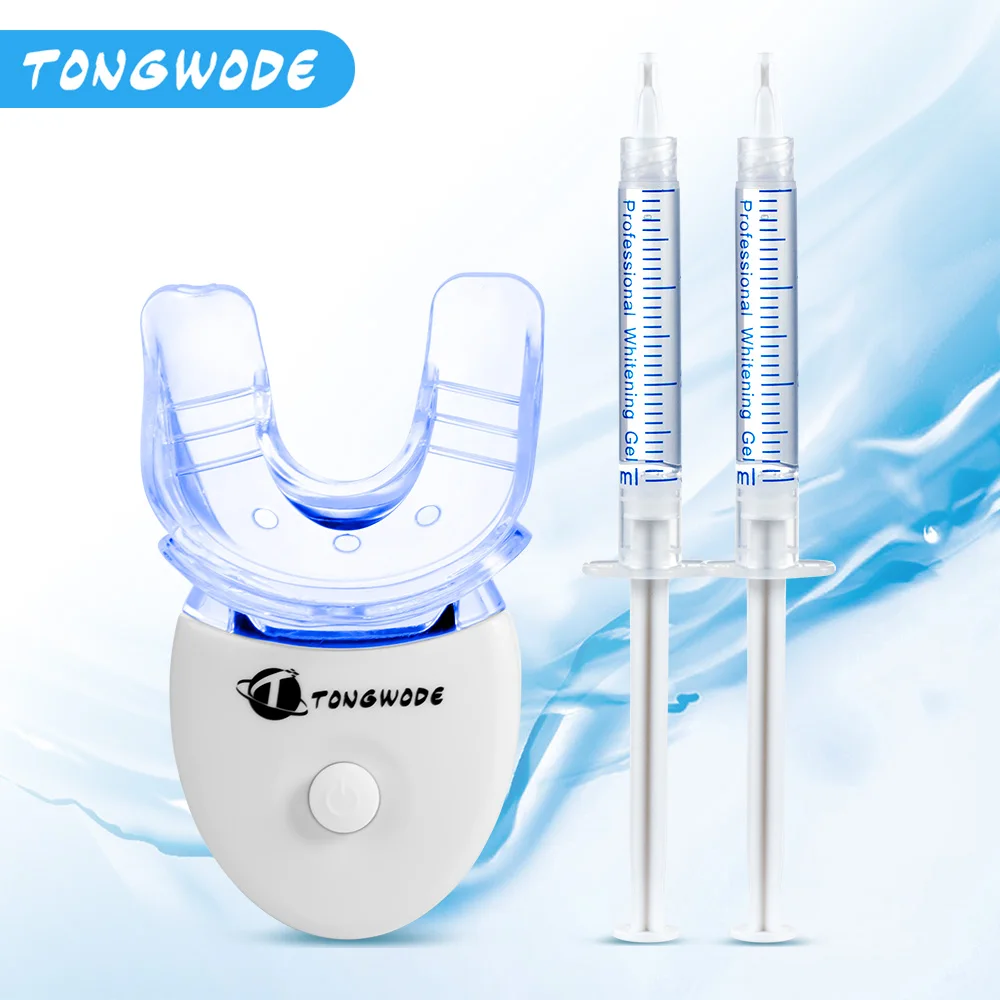 

Towode Teeth Whitening Kit Oral Hygiene Dental Bleaching with Professional Dental Whitening Lamp Peroxide Gel Pen Set