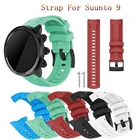 Мягкий силиконовый сменный аксессуар Браслет для часов Suunto 9 и Suunto Spartan спортивные наручные часы HR Baro Модные Смарт часы