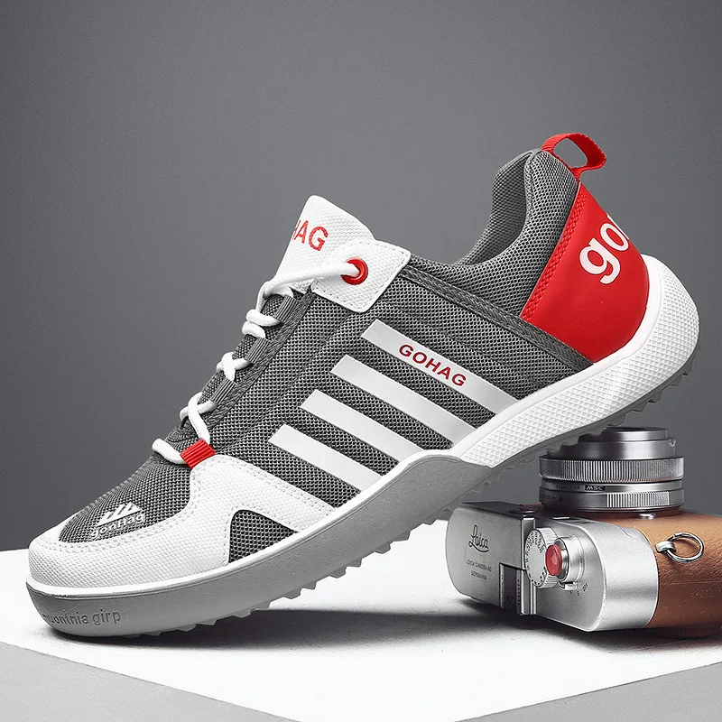 

Туфли мужские летние тонкие, воздухопроницаемые дышащие, Повседневные Легкие, в Корейском стиле, летающие тканые, удобные и мягкие, для студ...