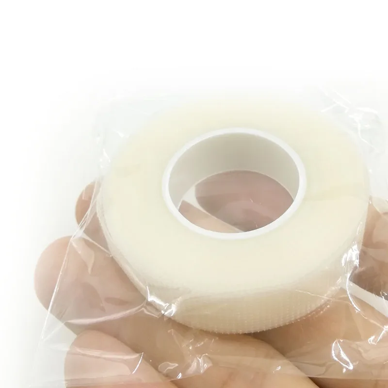 Breathable PE 5 рулонов без ворса подушечки для глаз белая лента Хирургическая лента прозрачная пластырь медицинская полиэтиленовая лента полиэтиленовые клейкие лента для ресниц удлинительные инструменты - Цвет: Breathable PE