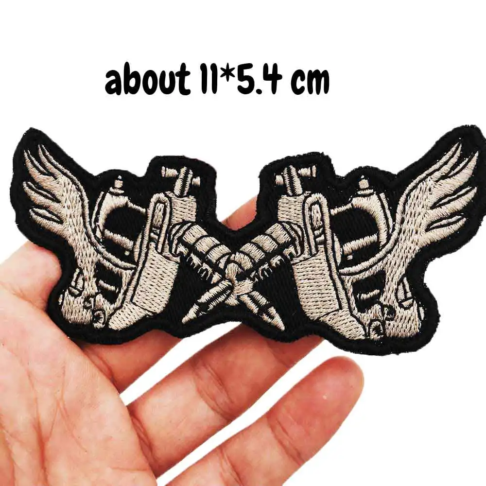 Патчи для тату-машинки нашивки одежды шапочка с подкладкой крючка | Дом и сад