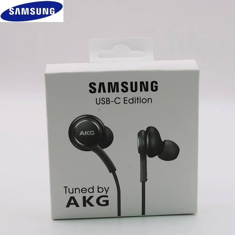 

Оригинальные наушники Samsung Galaxy Note 10 + Type C, проводные наушники-вкладыши с микрофоном и регулировкой громкости, эргономичная гарнитура для A90, ...