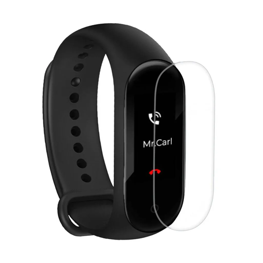 Mosunx 2/5 шт Ransparent полное покрытие прозрачная защитная пленка для экрана Xiaomi Mi Band 4