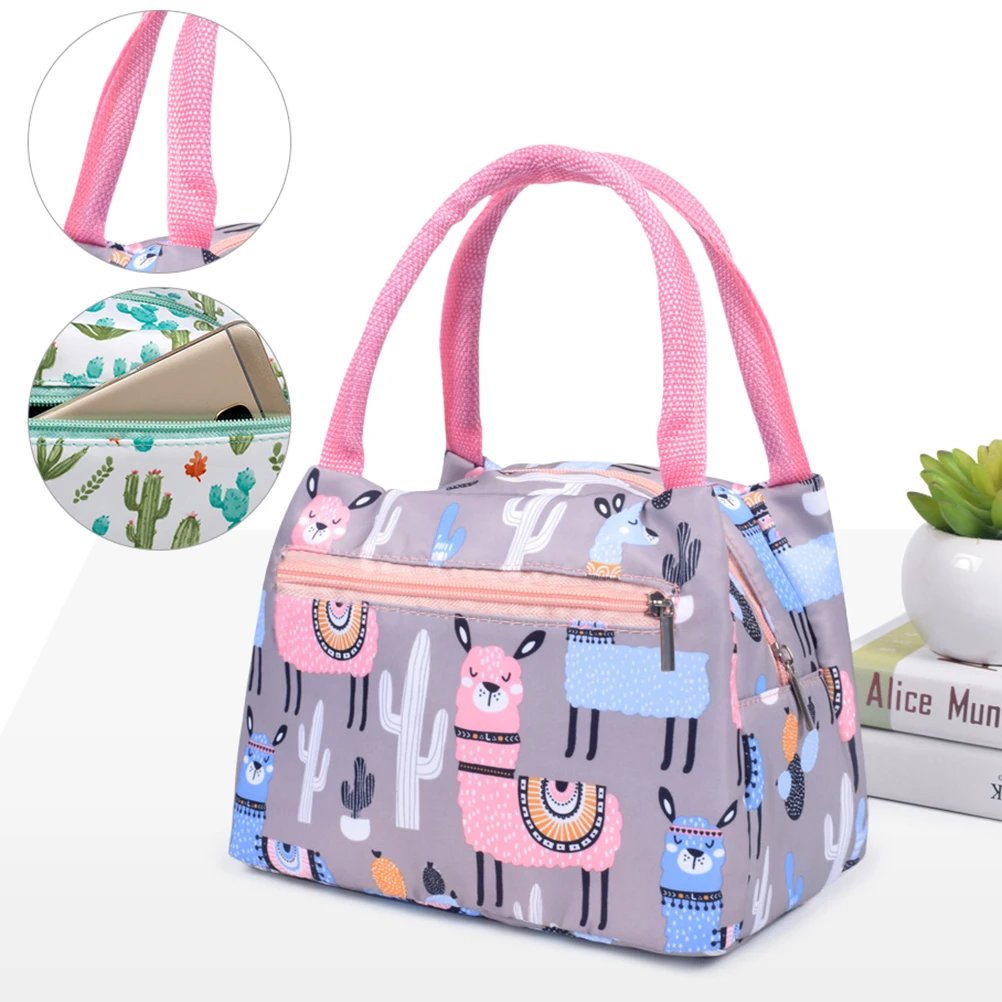 Термальность сумка для обеда Для женщин Еда свежий ланча напиток пикника