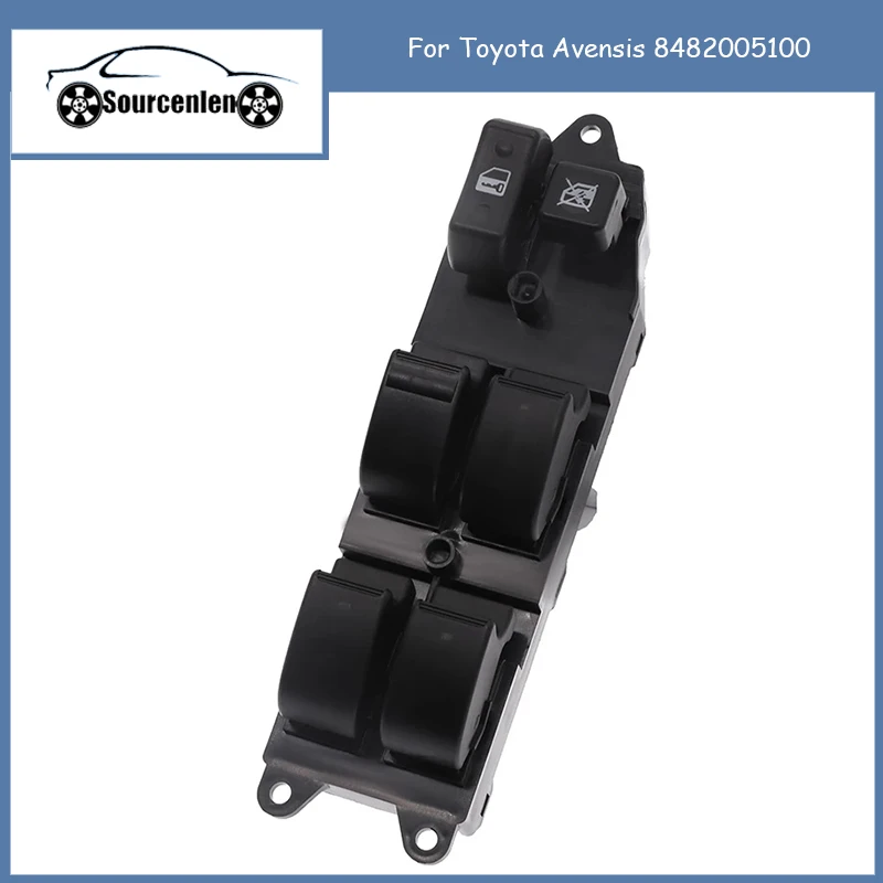 

84820-05100 New Power Window Switch for Toyota Avensis 8482005100 84802-05210 Driver Side Window Control Switch