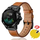 3in1 высококачественный кожаный ремешок для COROS VERTIX полосы Смарт ремешок для часов из натуральной кожи для девочек; Мини-Юбка Для VERTIX пленка протектора экрана