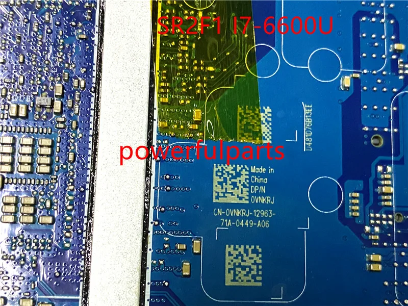 100% рабочий для DELL Latitude 7470 E7470 материнская плата CN-0VNKRJ 0VNKRJ AAZ60 фотоматеринская Φ SR2F1