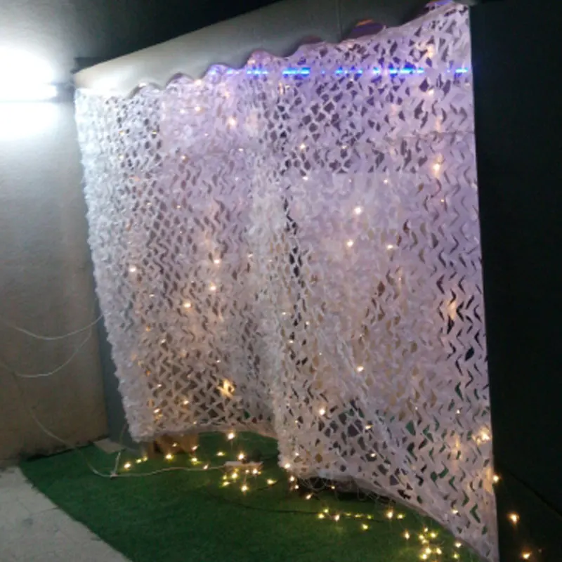 Белая камуфляжная сетка MENFLY свадебная тематическая сеть для украшения Ширина 1 5