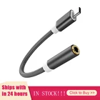 USB-C адаптер тype C порт для 3,5 мм аудиоразъем Aux кабель для передачи данных наушники постоянного тока в постоянный преобразователи для Samsung Galaxy Xiaomi Huawei