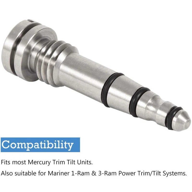 Mercury Power Trim поворотный клапан с ручным высвобождением 18-6751 93929A01 подходит для