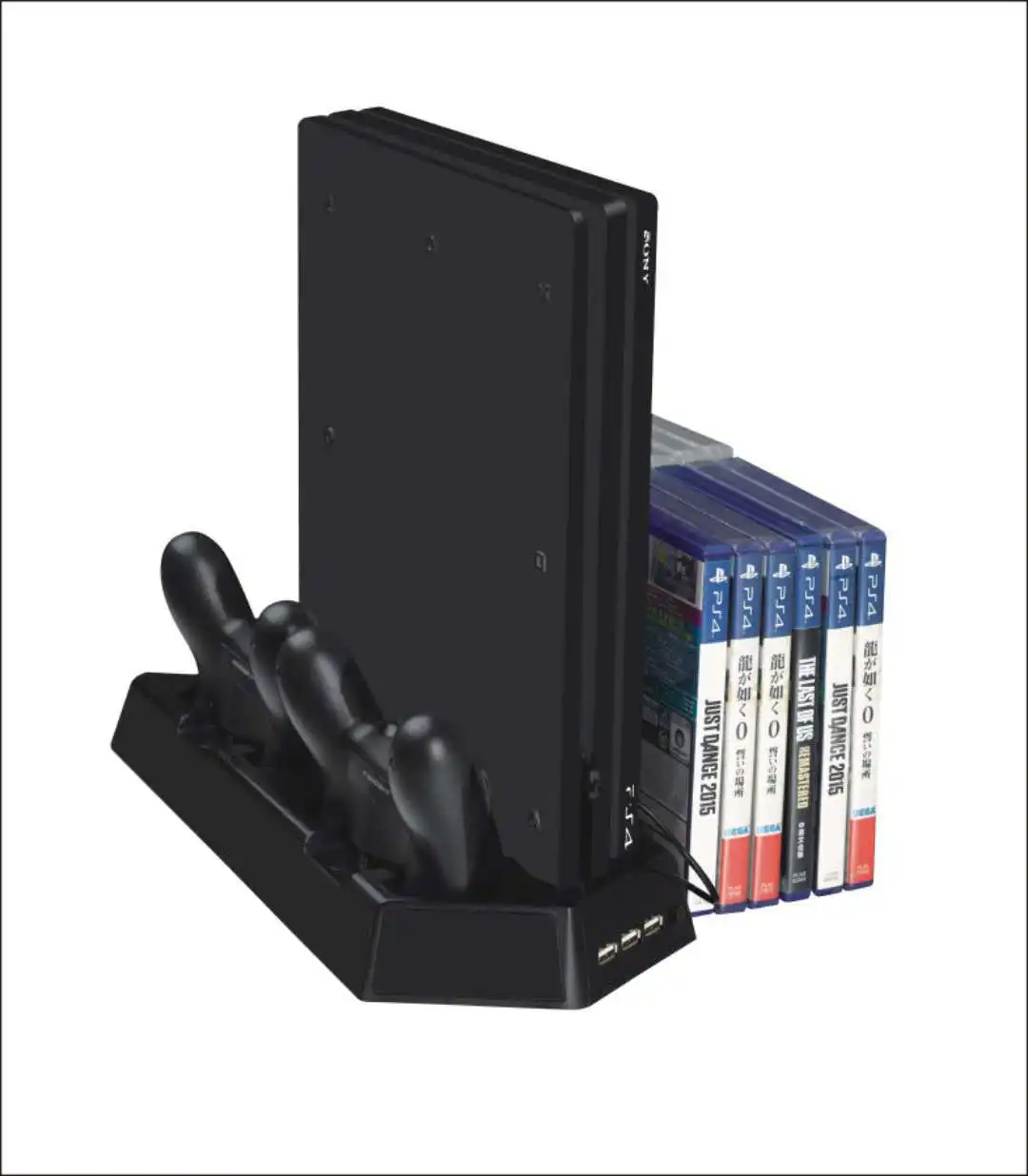 Вертикальная подставка для контроллера PS4/Slim/Pro зарядное устройство 2 зарядная