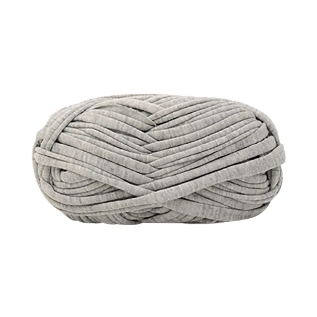 Домашняя нить для вязания крючком из хлопковой шерсти ручная тканая корзина