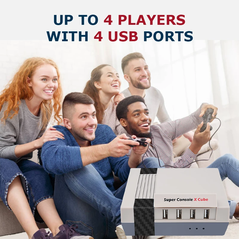 Ретро-консоль для видеоигр супер консоль X Cube PSP/N64/DC/PS1 HD детский подарок эмулятор