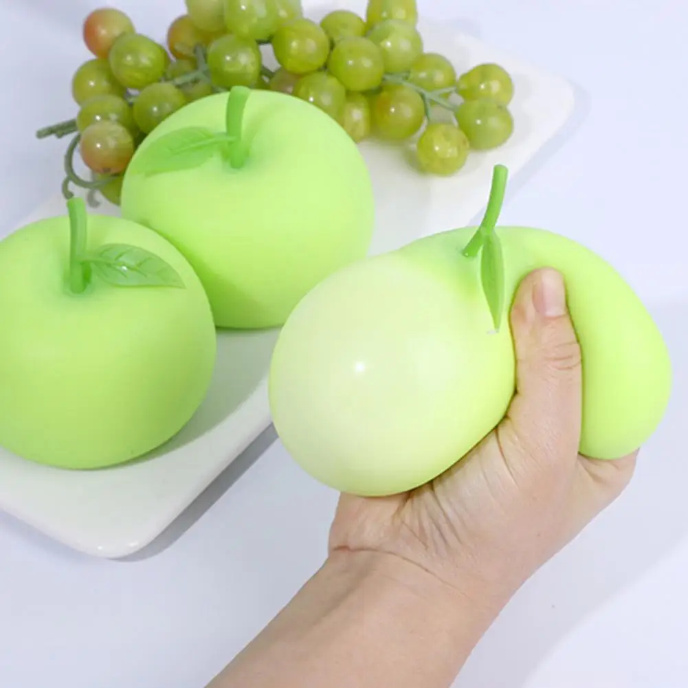 

Squeeze Toy Apples Shape Stress Relieving Kids Fidgets Toy For Relax Pressure Apple Ball Kids Educational Toy For Children Gift