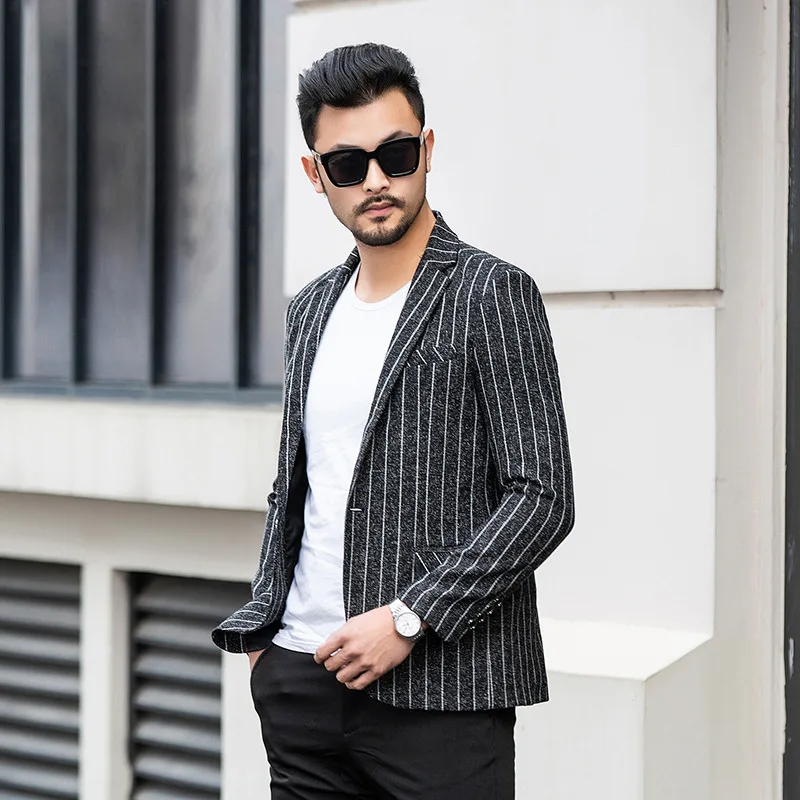 Zogaa 2019 новые мужские Умные повседневные Пиджаки Тонкий мужской блейзер костюмы