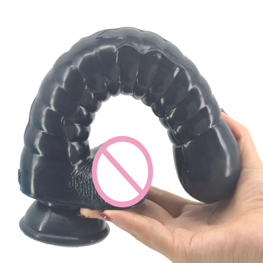 FAAK длинный силиконовый фаллоимитатор реалистичный пенис с бусинами foreskin