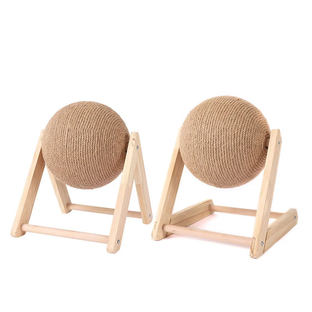 

Когтеточка для кошек из сизаля, игрушка для лазания с когтями, интерактивные товары для домашних животных из твердой древесины, V Type S