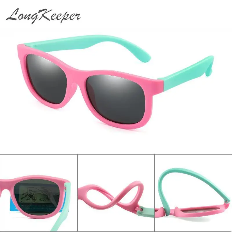 

Солнцезащитные очки детские поляризационные в гибкой оправе, UV400