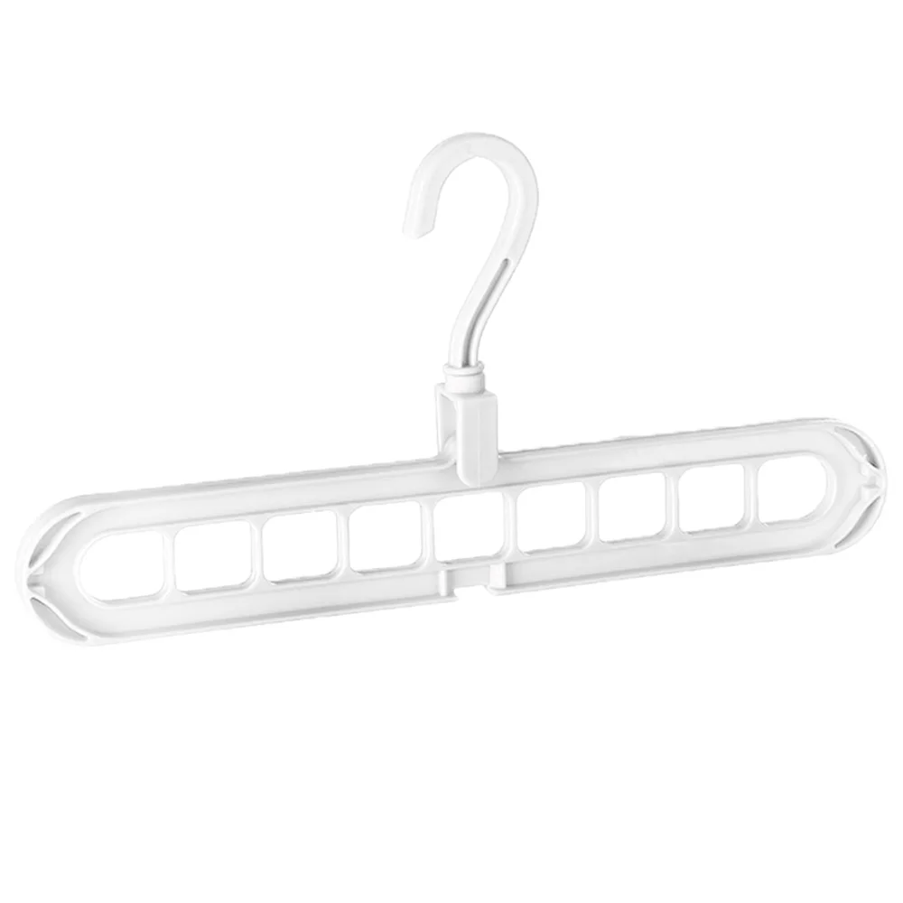 Удобная вешалка для одежды органайзер стойка сушки платьев с несколькими