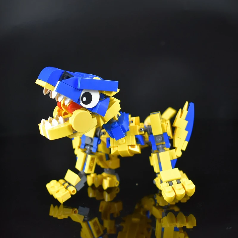 PS4/XBOXONE Monster Hunter Q версия Tigrex блоки DIY модель Speelgoed мини игрушка фигурка Voor Kinderen |