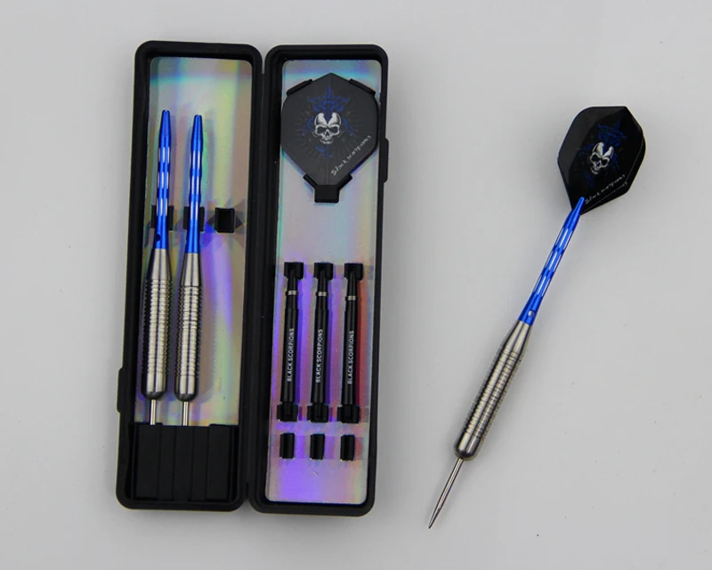 Дротика из нержавеющей стали 28g резной алюминиевый шест Дартс с черепом дротика