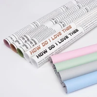 20pcs english print newspapers kraft papers gift wrapping papers waterproof flower wrapping papers home decor