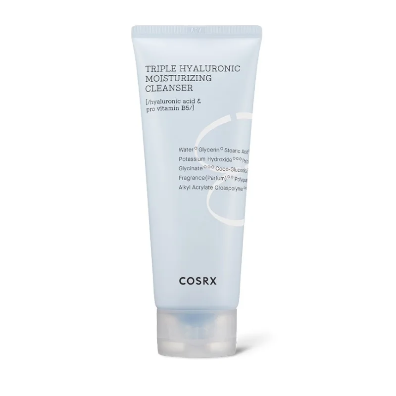 Гидравлическое тройное увлажняющее очищающее средство COSRX с гиалуроновой