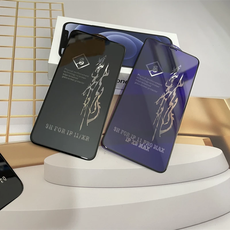 

High QualityTempered Glass For iPhone 11 11Pro Xs Max 12 Pro 12 mini Screen Protector Glass 6 7 8 Plus Anti Scratch Safety Glass