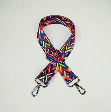 HJKLNylon красочная женская сумка через плечо с ремешком для Кроссбоди Радужная сумка аксессуары ручка Сумочка Кошелек ремень сумка ремень бандолера