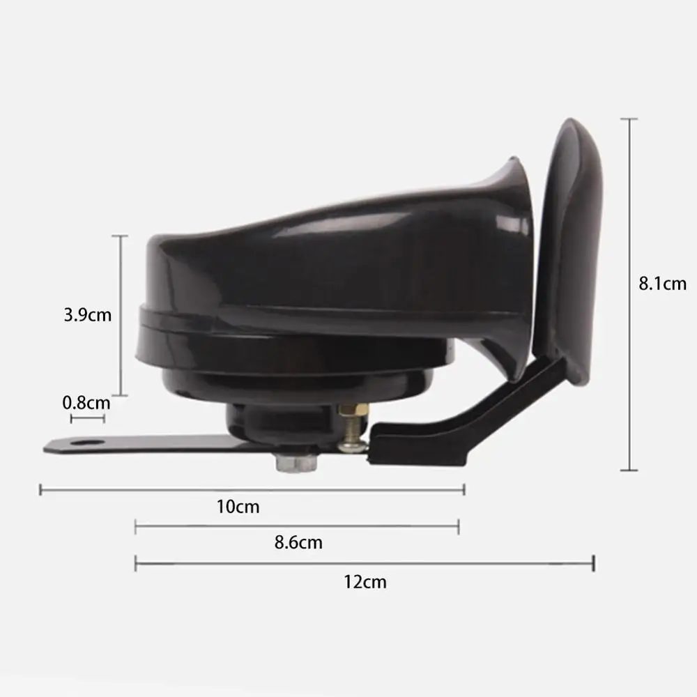 Универсальный 12В DC 130db Улитка воздушный мотоцикл клаксон для автомобиля Грузовик