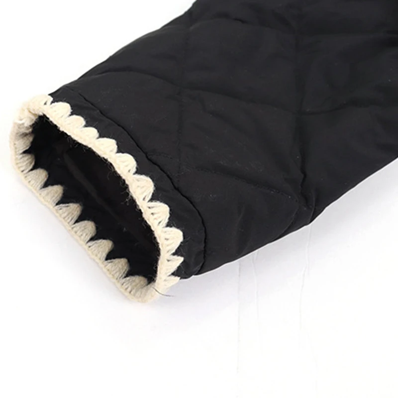 

Fit Contrast Loose Color Down Jacket New Stand Collar Long Sleeve Warm Women Parkas Fashion Autumn Winter 2021 1DD3274