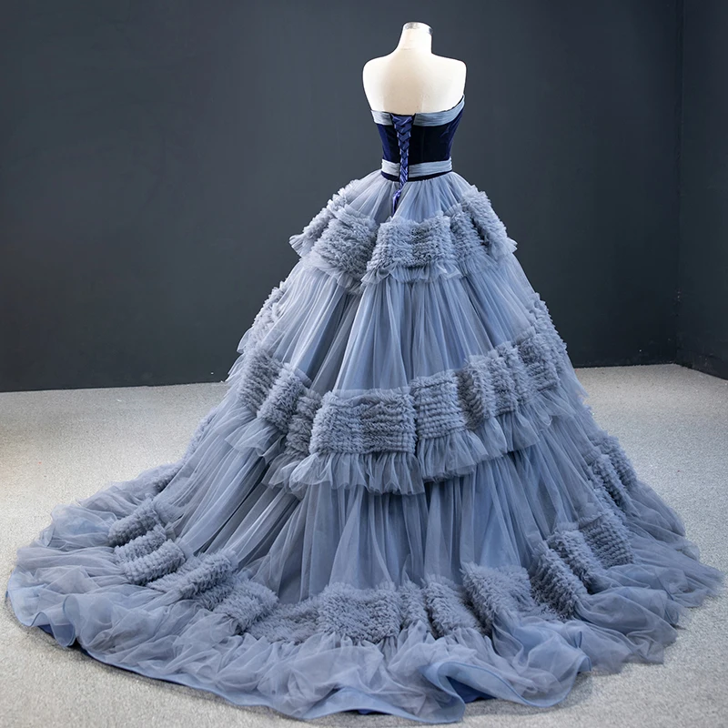 J67119 JANCEMBER Quinceanera Dresses Strapless Princess Lace Up Back Elegant Puffy Skirt Vestido De 15 Anos 16