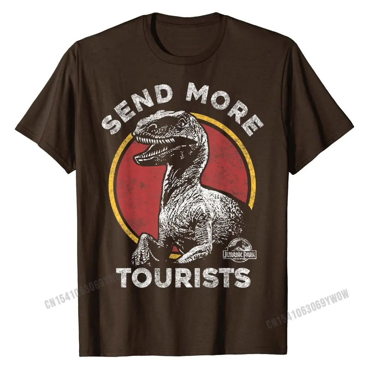 Футболка с рисунком парка Юрского периода отправка больше туристов Раптор