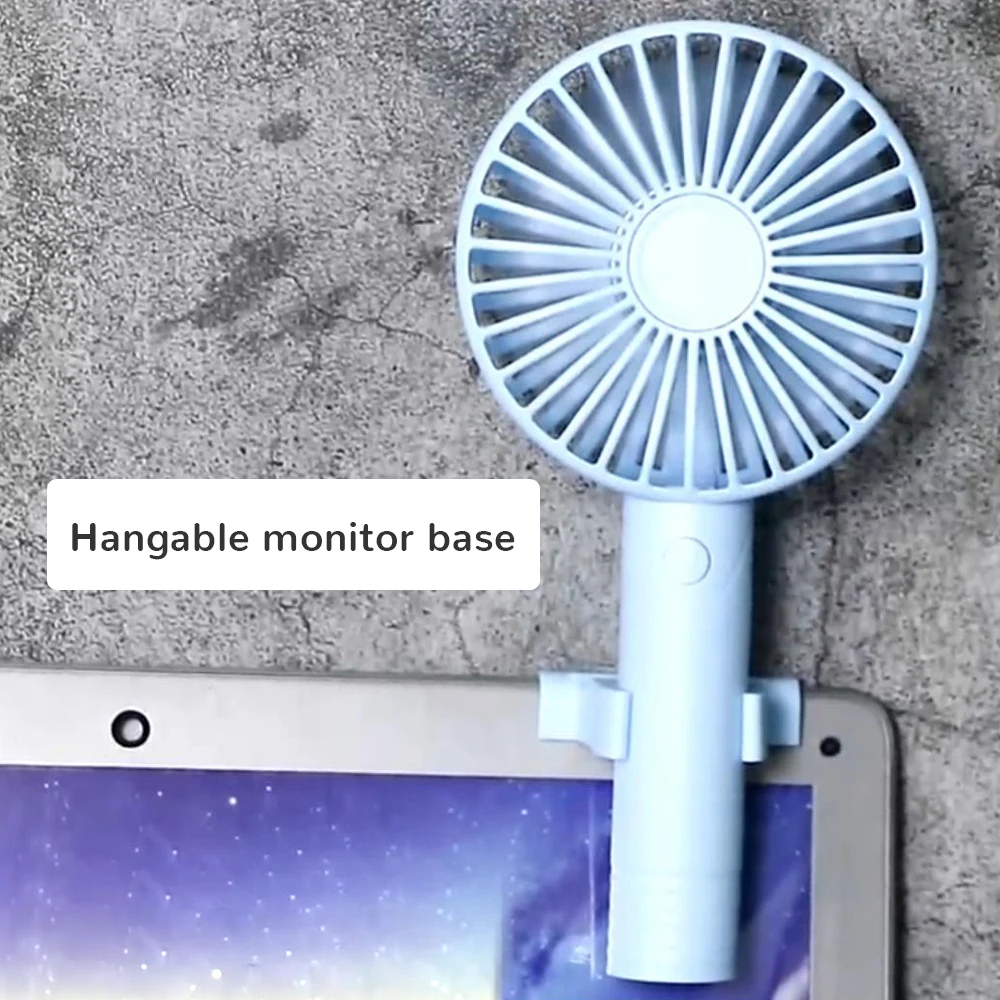 Летний кулер портативный вентилятор ручной USB перезаряжаемый Мини Складной для