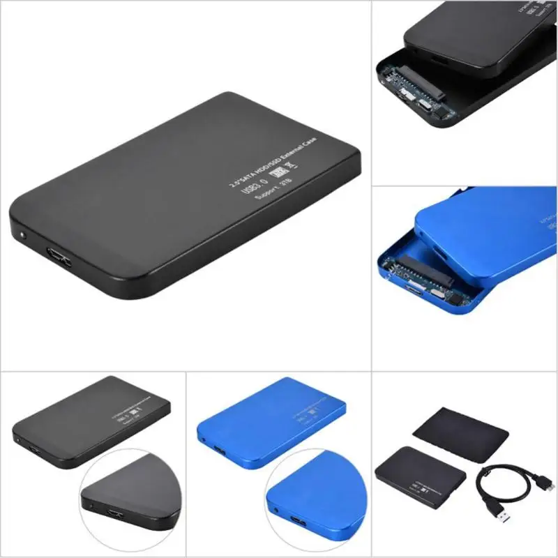 VKTECH алюминиевый сплав 2," USB 3,0 на SATA внешний жесткий диск Корпус HDD чехол 5 Гбит/с HDD корпус высокоскоростной SSD коробка