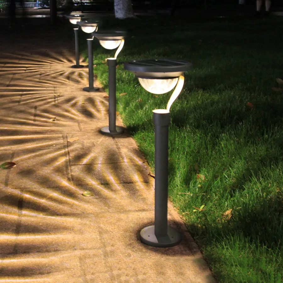 Светодиодный солнечный садовый светильник s Открытый водонепроницаемый для