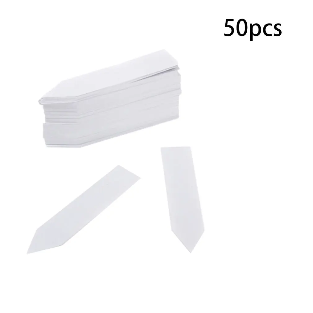 

Reusable Waterproof Plastic Plant Flower Seed Labels Markers Garden Tags Decoration Tools 50/100 Pcs/Pack