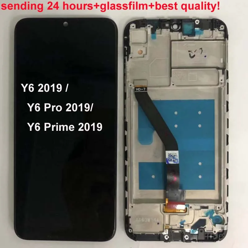 6,0" AAA для huawei Y6 Prime Y6 Pro Y6 MRD-LX1f ЖК-дисплей кодирующий преобразователь сенсорного экрана в сборе+ рамка
