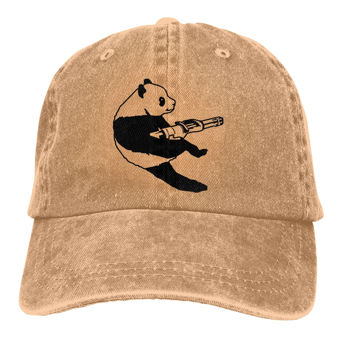 

Banksy Panda T men womans Retro Washed Cowboy hat Vintage