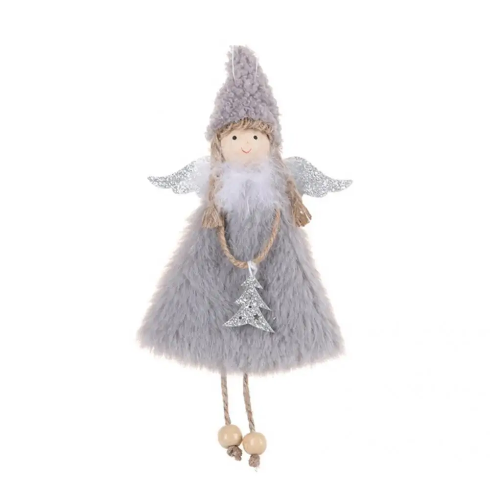 

Practical 3 Colors Christmas Tree Cute Girl Doll Pendant for Living Room