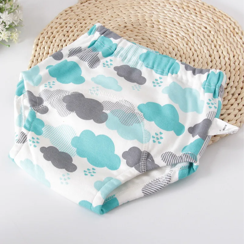 6 слойные хлопковые детские тренировочные брюки водонепроницаемое нижнее белье