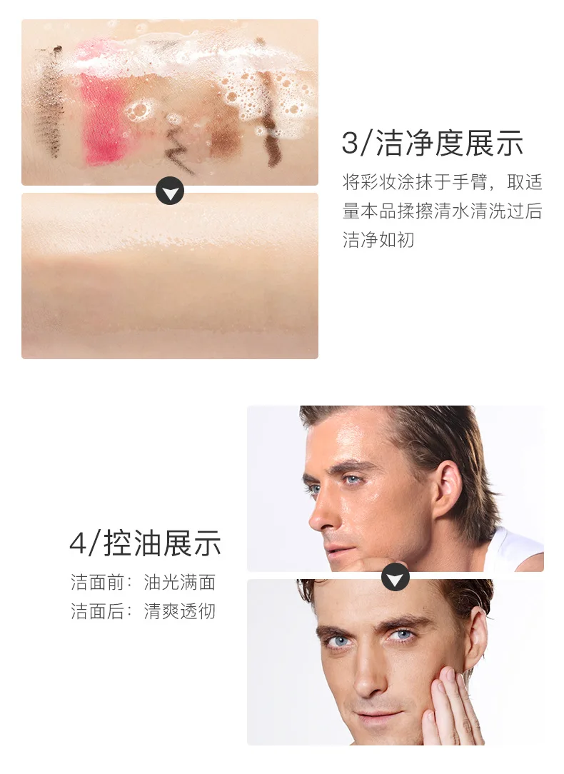 Venzen для мужчин только мужчины s профессиональная пена мытья лица моющее средство