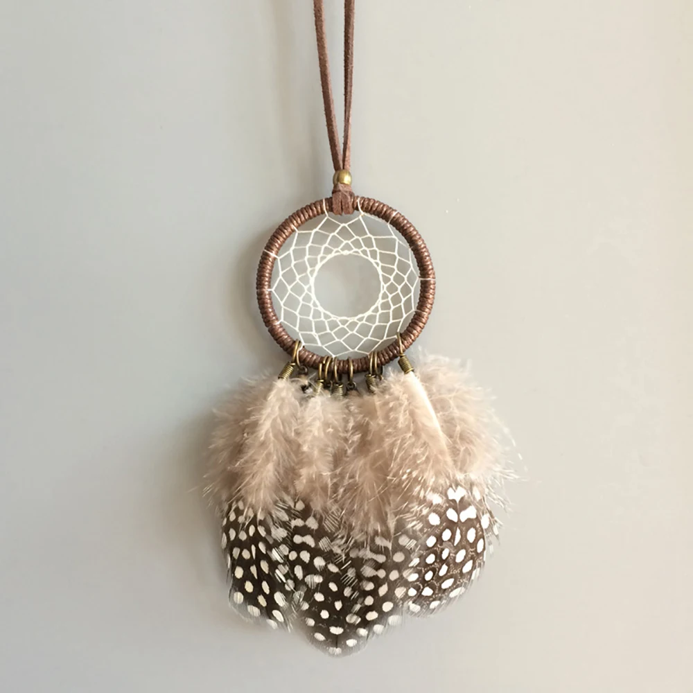 Мини-Ловец снов автомобильное украшение в виде пера подвесные украшения