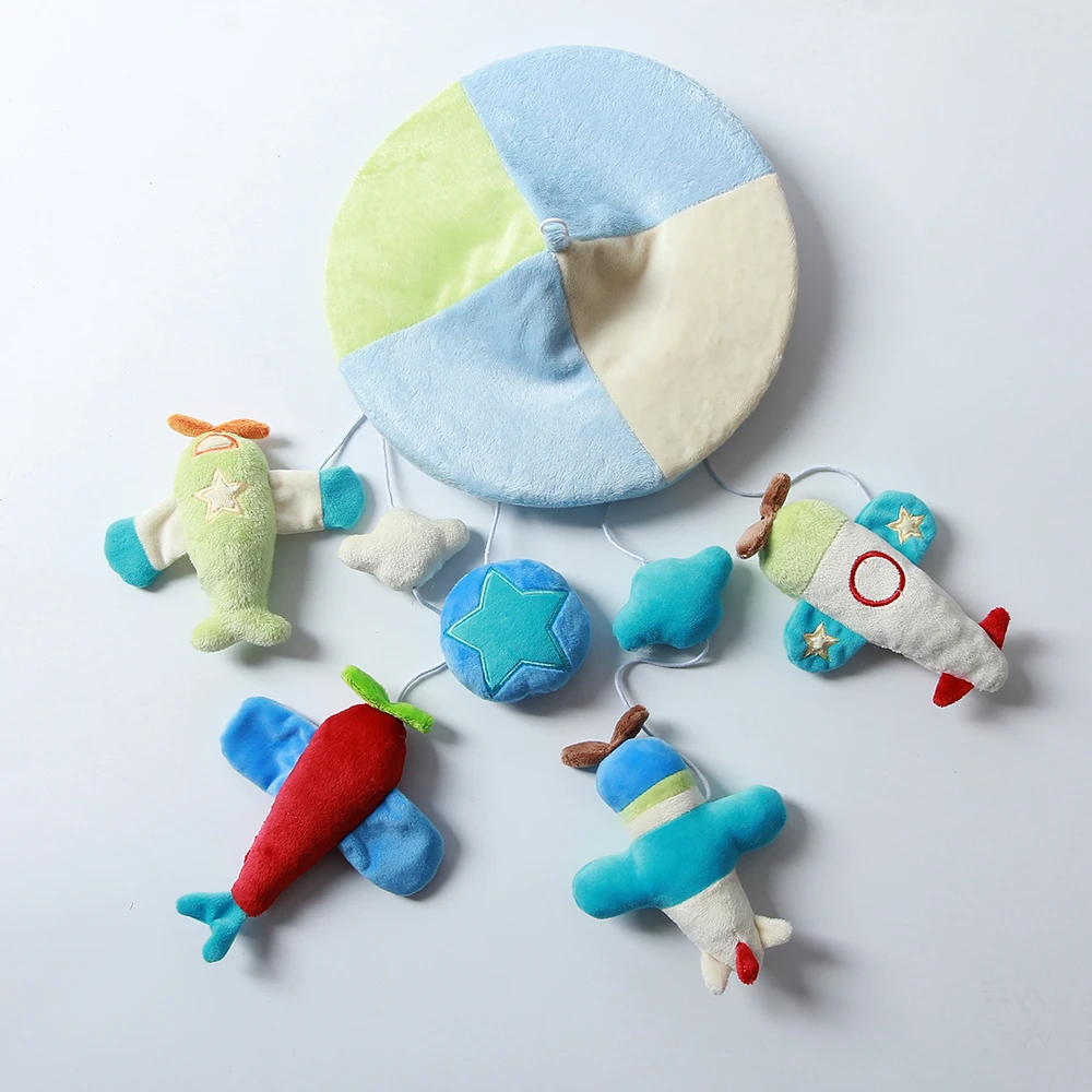 

Baby Bed Bell Toys Rotating Mobile Butterfly Aircraft Baby Rattles Crib Holder Arm Music Box Bracket Infant Puzzle Game Gift Toy