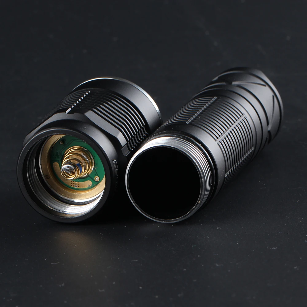 Светодиодный фонарик Convoy S12 с Luminus SST20/Nichia 219C 18650 21700 ручной фонарь Рабочий