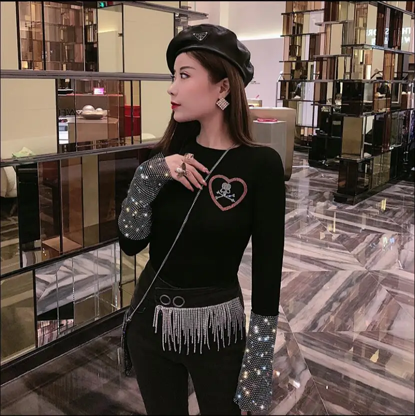 Брюки-карандаш женские облегающие модные эластичные джинсовые штаны с