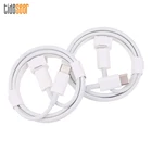 60 Вт USB Type C к USB-C кабель PD быстрое зарядное устройство провод шнур для Samsung S20 Macbook iPad 15W 1M Type-C к 8Pin для iPhone 11 100 шт