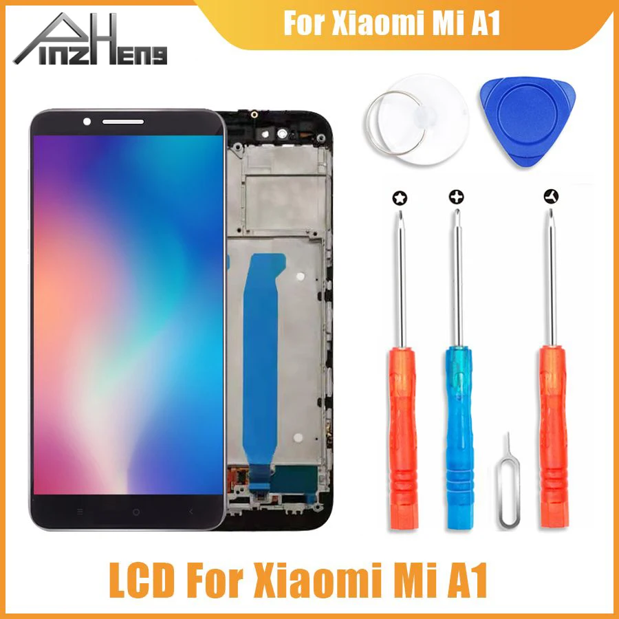 Оригинальный ЖК дисплей PINZHENG AAAA для Xiaomi A1 сенсорный экран дигитайзер Замена