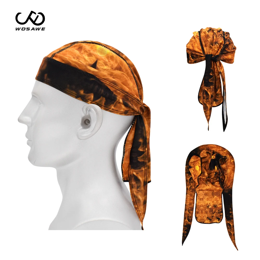 

Cycling Head Cap Headscarf Pirate Breathable Quick Dry Sunscreen Bicycle Sport Moisture Wicking Head Scarf Hat Bandana Headband